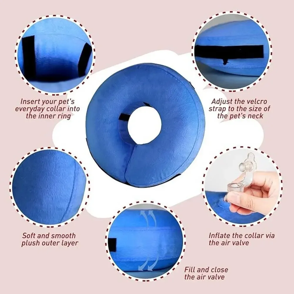 Tongjixope Inflatable Dog Recovery Collar Cone XL 18-25
